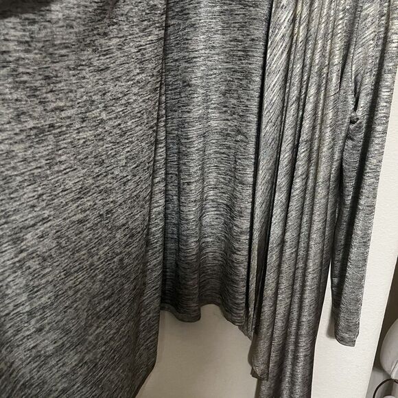 Joan Vass Gold Metallic Cardigan Womens Open Front Knit Plus Size XL - Picture 5 of 8